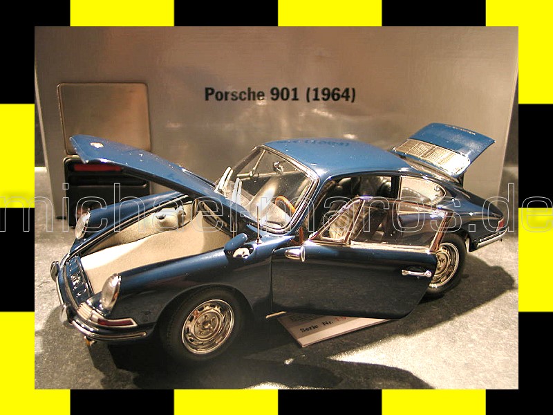 PORSCHE 901 911 1964 baliblau CMC 118 DEALER EDITION